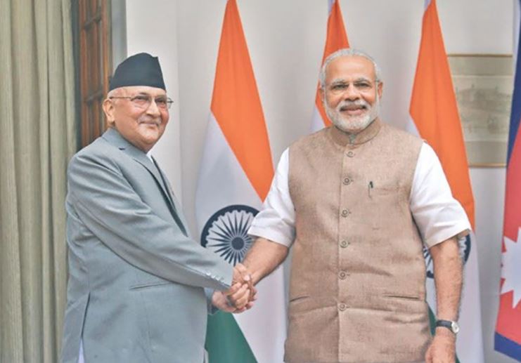 मोदीलाई ओलीको सन्देश – ‘द्धिपक्षीय हितमा काम गर्न उत्सुक छु’