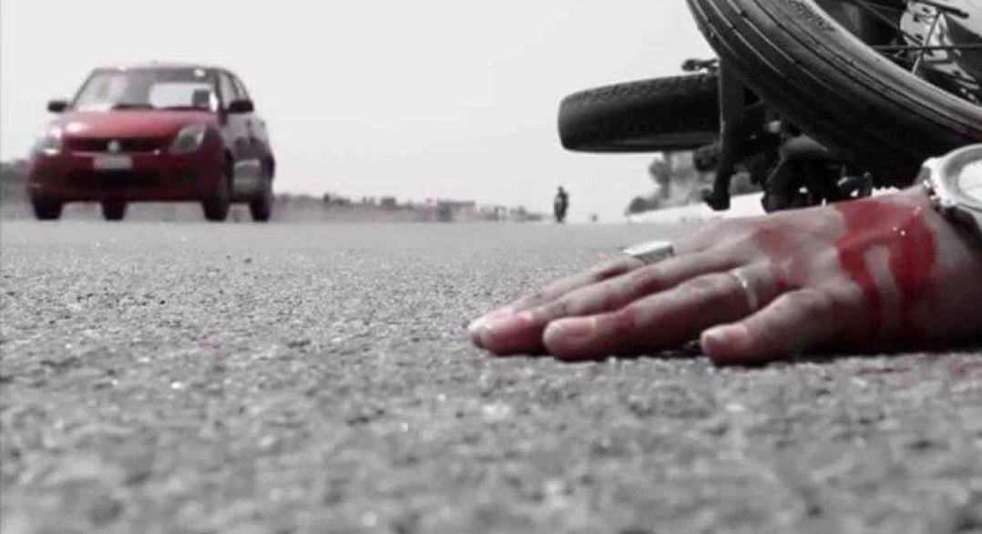 मोटरसाइकल दुर्घटनामा चालकको मृत्यु