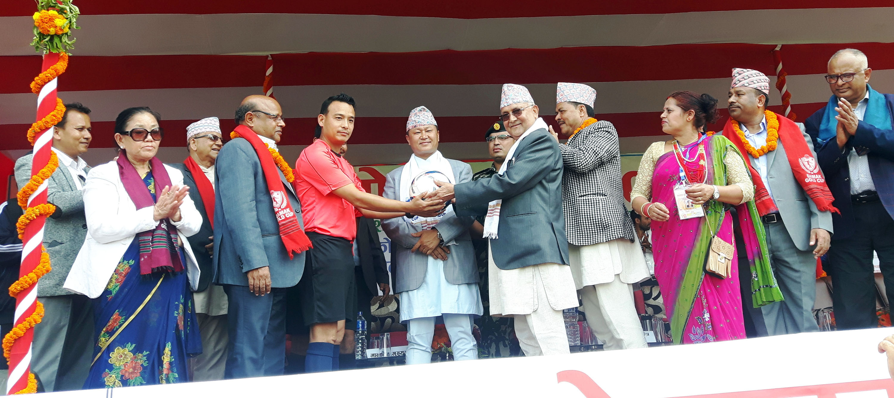 दमक गोल्डकप : झापा र मदन भण्डारीबीच उद्घाटन खेल