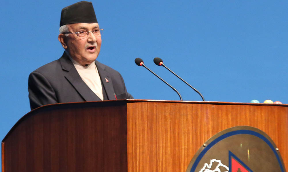 समय, देश र जनताले माग गरेअनुसार संविधान संशोधन हुनेछः प्रम ओली