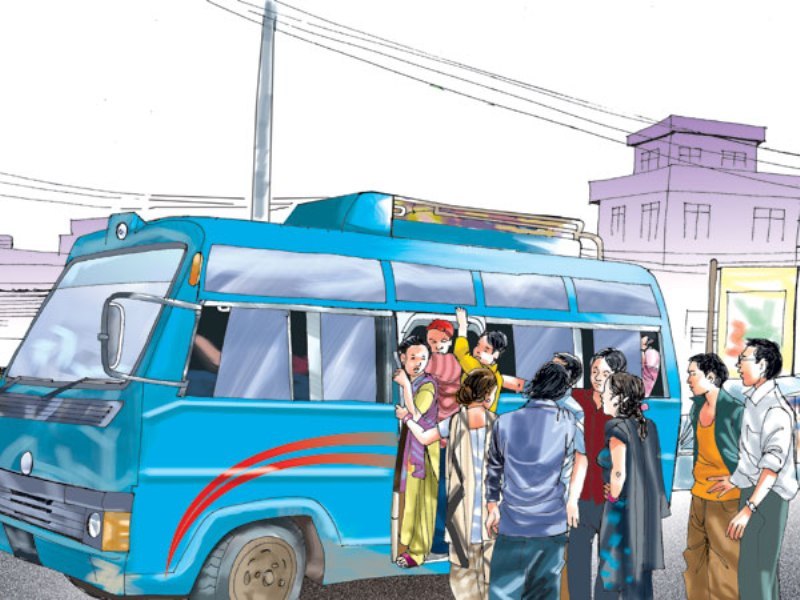 सार्वजनिक यातायातभित्र यात्रुले देख्नेगरी नम्बर राख्नुपर्ने