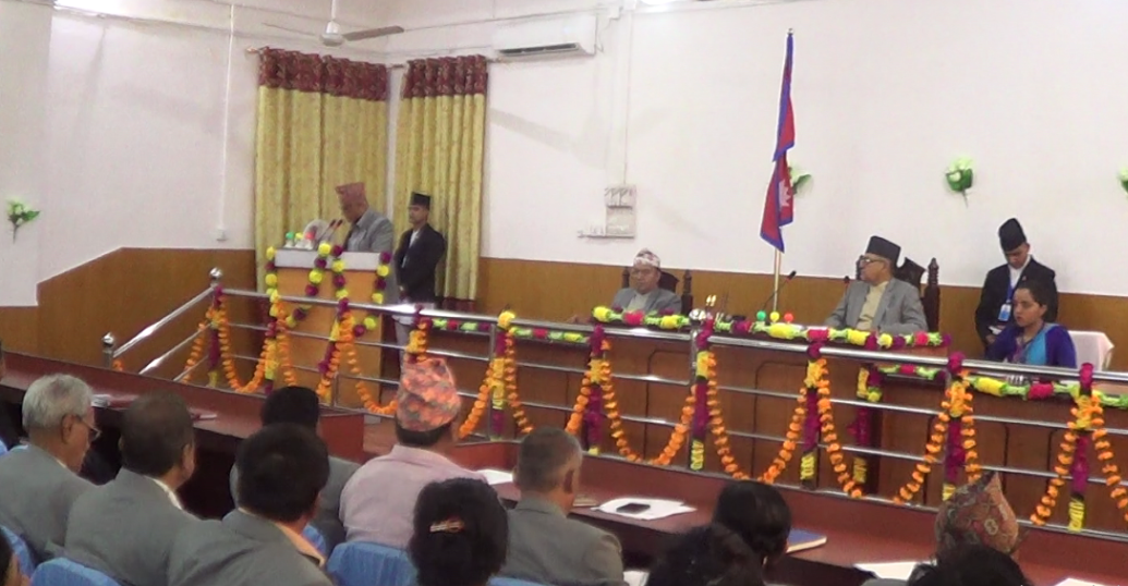 प्रदेश संसदमा समान सुरक्षा व्यवहार र सुविधा सम्बन्धी विधेयक पेश