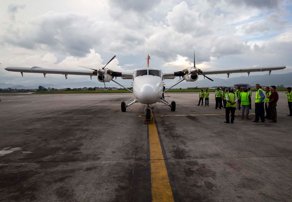 तारा एअरको नयाँ विमान काठमाडौंमा