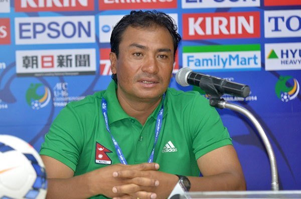 महर्जन राष्ट्रिय फुटबल टोलीको कार्यवाहक प्रशिक्षक