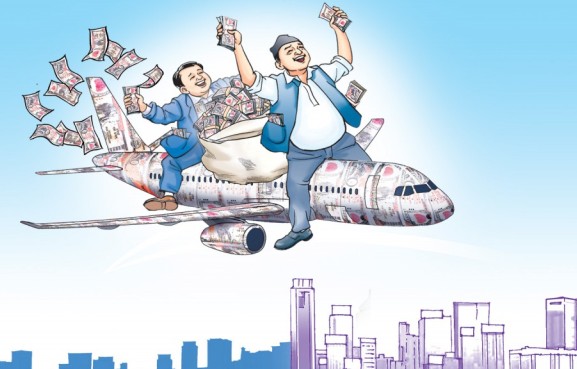 व्यवसायीको कोटामा कर्मचारी युरोप जाँदै