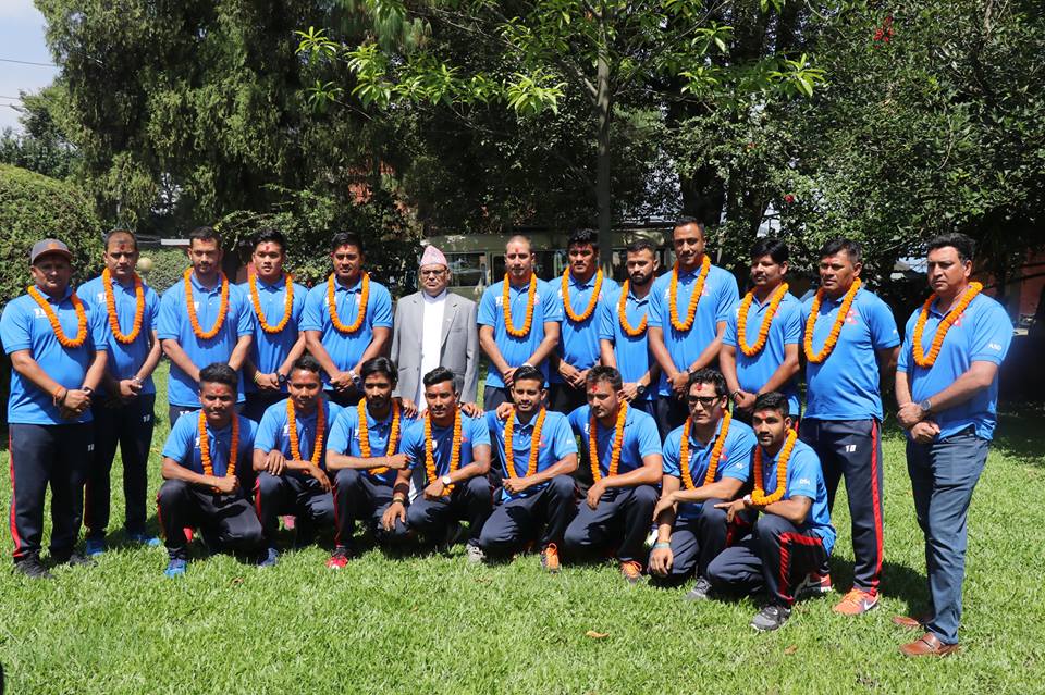 एसिया कप छनोटका लागि अभ्यास गर्न नेपाली टोली श्रीलंकातर्फ