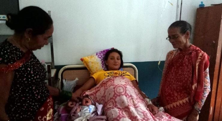 यसरी चार जिल्ला घुमाएर गराईयो प्रसुती