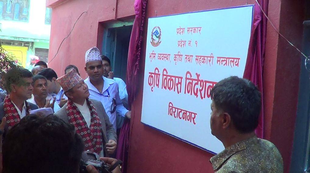 कृषि बिकास निर्देशनालयको स्थापना