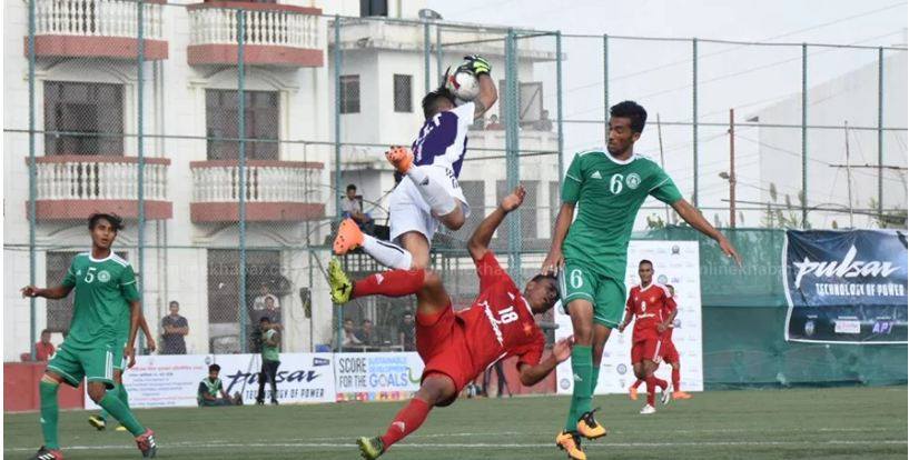 शहीद स्मारक ए डिभिजन लिगमा आर्मी हारबाट जोगियो