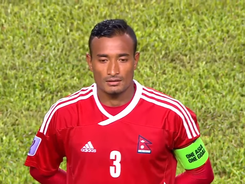 भुटानसँगको खेलमा विराज महर्जनको यस्तो कीर्तिमान