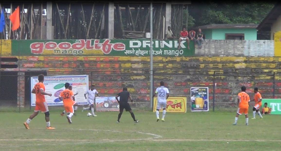 प्रदेश १ स्तरीय भेट्रान फुटबलको उपाधिका लागि विर्तामोड र धरान भिड्ने