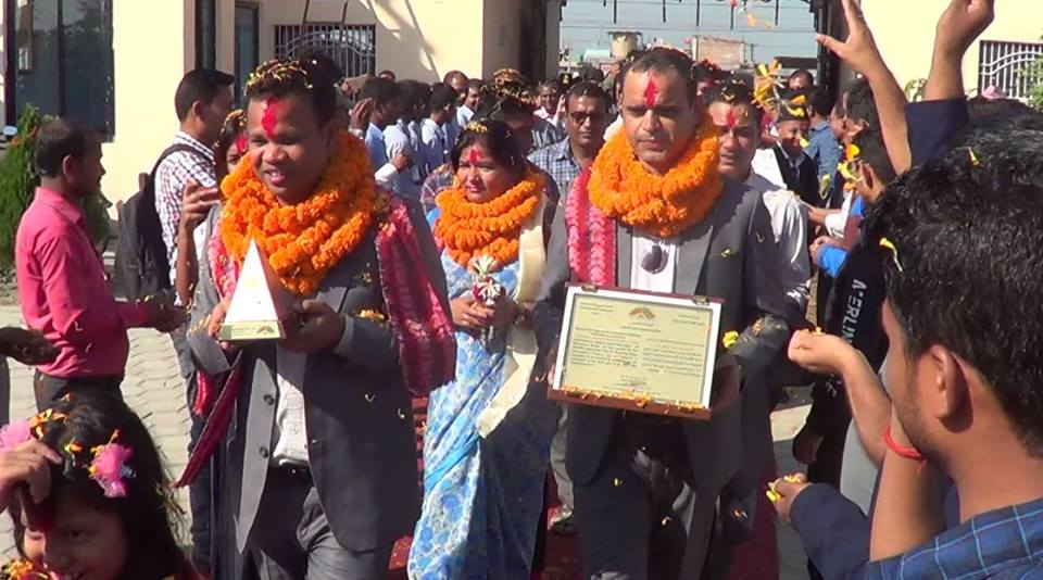 ‘एजी फन्ड इन्टरनेशनल प्राइज’ ग्रहण गरेर जीवन विकासको टोली फर्कियो