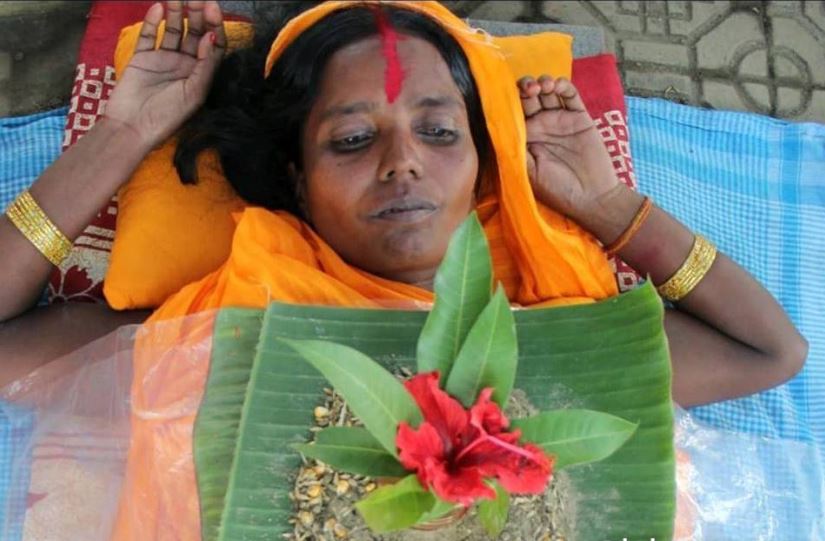 छातीमा जमरा उमार्न निर्जल उपवास