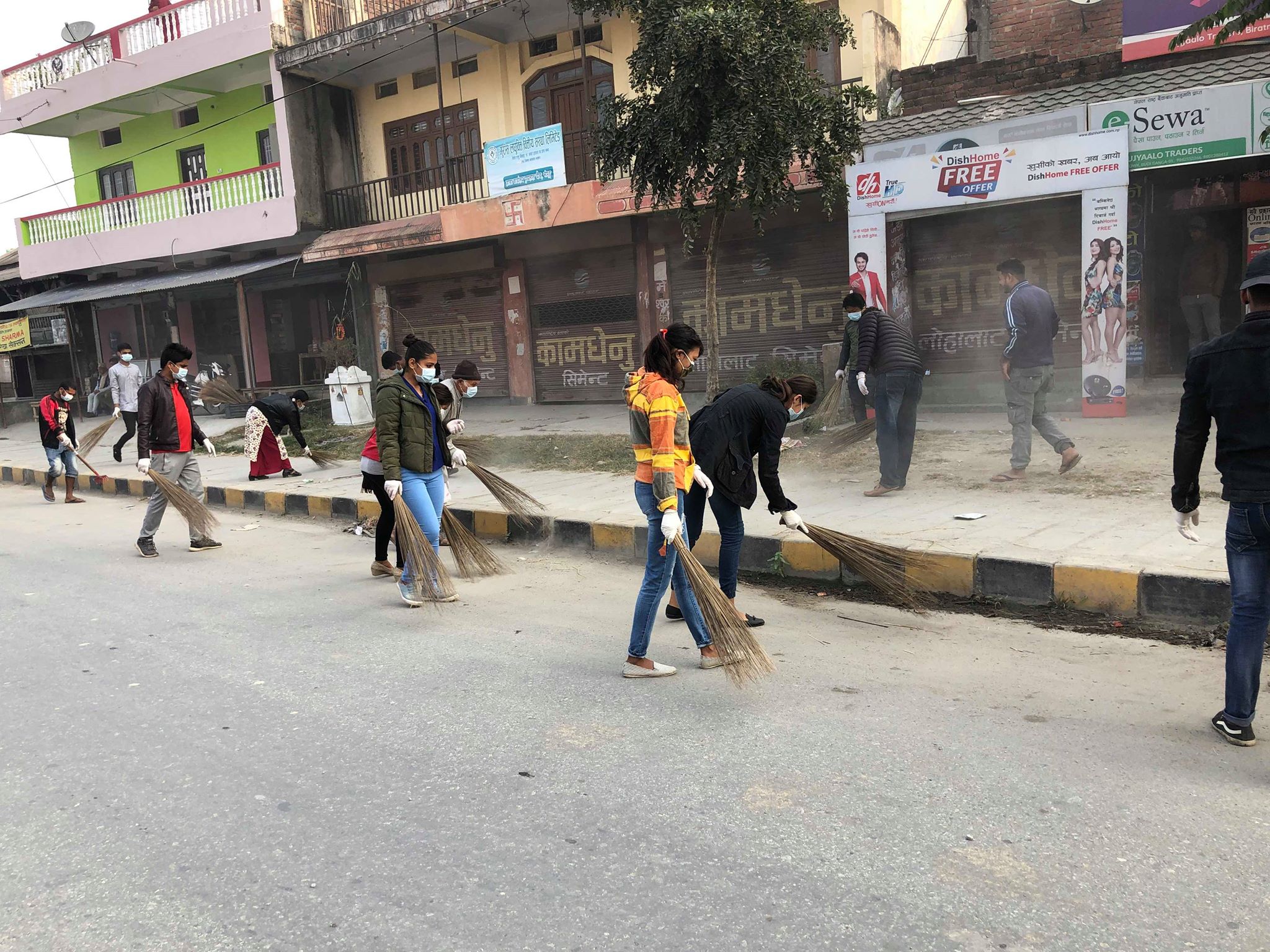 हातेमालोको सरसफाई अभियान