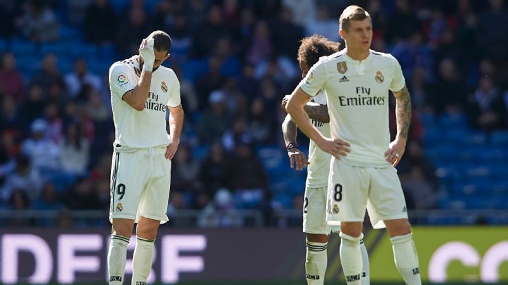 रियल मड्रिडको लय बिग्रियो : १० वर्षयता सबैभन्दा खराब स्थितिमा