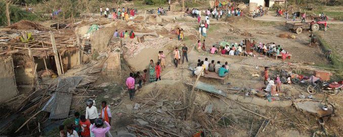 बारा-पर्सा आँधीहुरी : सामान्य बन्दै जनजीवन, पीडितलाई राहातको प्राथमिकता