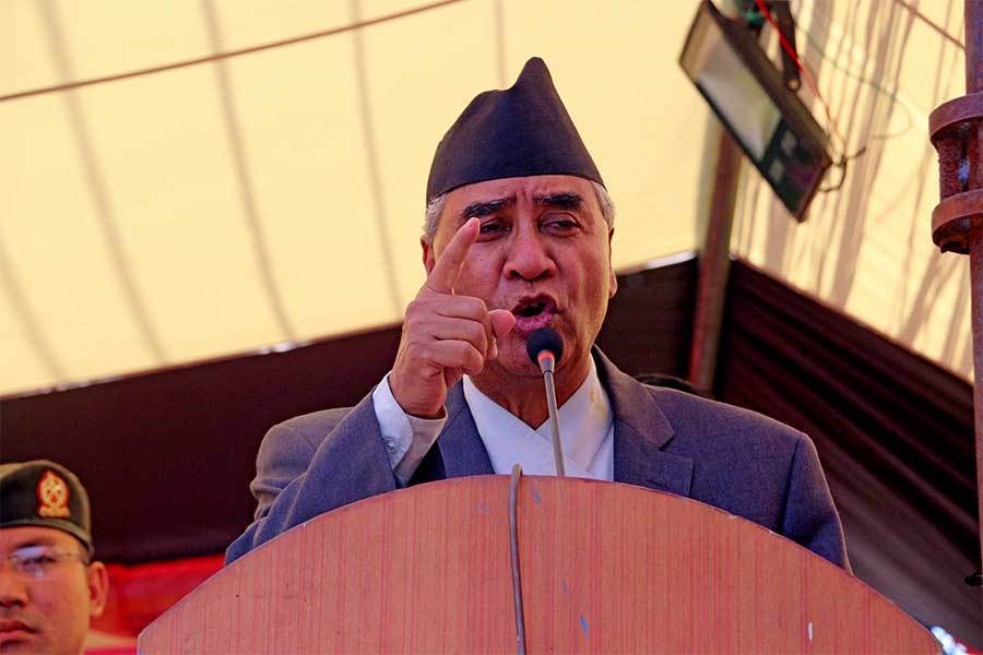 सरकारविरुद्ध आक्रमक बन्दै देउवा