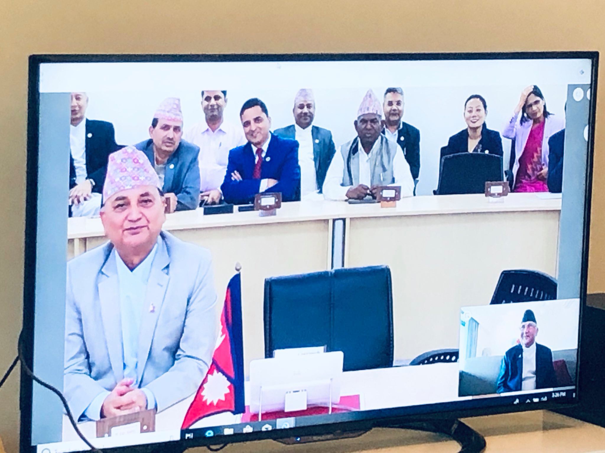 भिडियो कन्फ्रेन्स मार्फत मन्त्रीपरिषद् बैठक सम्पन्न