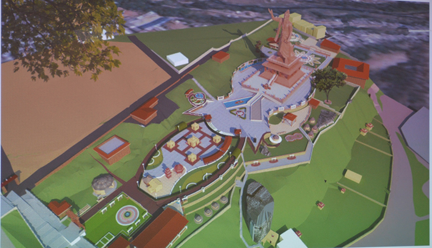 वेदव्यासको एक सय आठ फिट मूर्तिको डिपिआर तयार