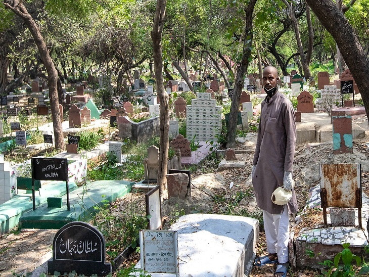 कोरोनाका कारण भरिदै चिहानघारी, दिल्लीको ‘जदीद कब्रिस्तान ७५ प्रतिशत भरियो