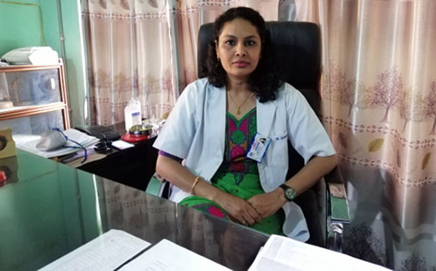 कोरोनाविरुद्ध अग्रमोर्चामा रहेकी डा. संगिताको सरुवा