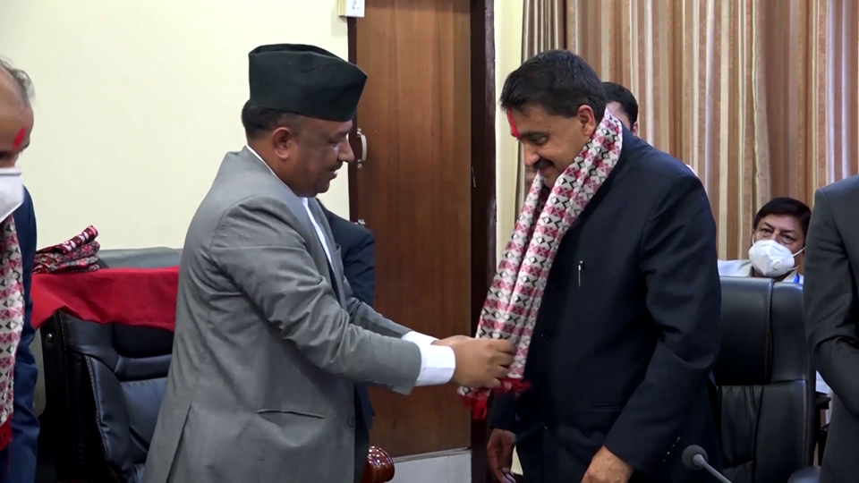 रमेश सिलवालले लिए राखेपको सदस्य सचिवको शपथ