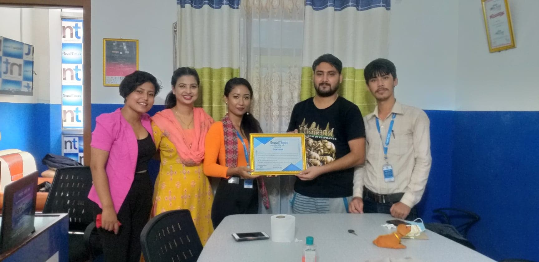 नेपाल टाइम्स चौथो वर्षमा, रस्मिता उदास बनिन् उत्कृष्ट कर्मचारी