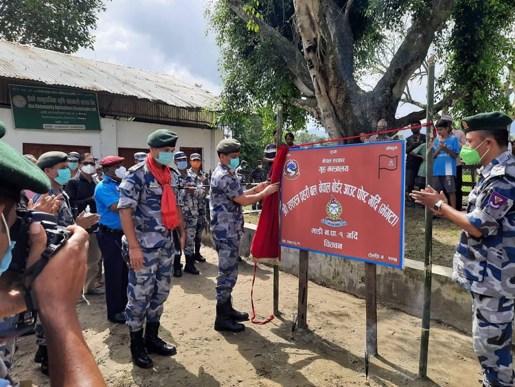 चितवनमा सशस्त्र प्रहरीको दुईवटा बीओपी स्थापना