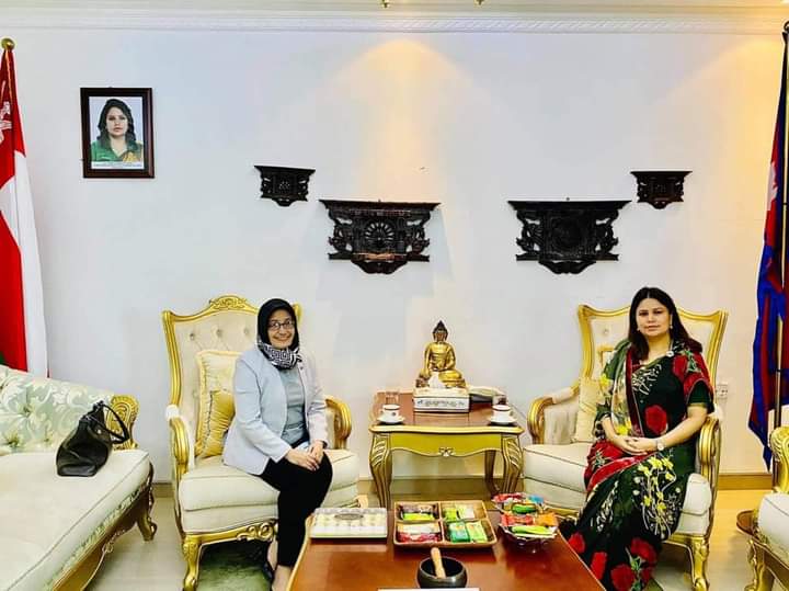 राजदूत पराजुली र फिलिपिन्सकी समकक्षी प्यानोलोङ्गबीच भेटवार्ता