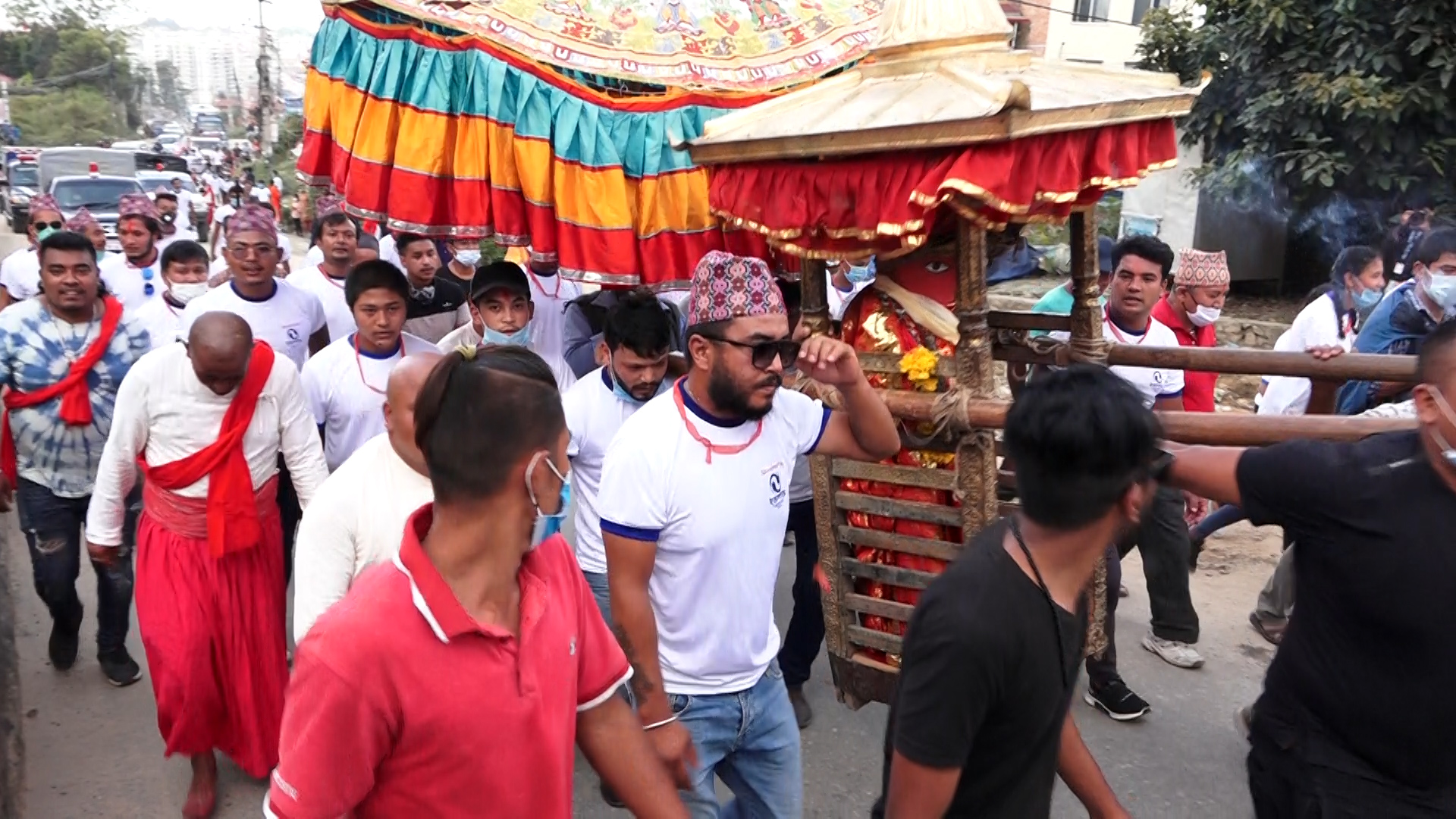 रातो मछिन्द्रनाथलाई इतिहासमै पहिलो पटक भोटो नदेखाई बुंगमती लगियो