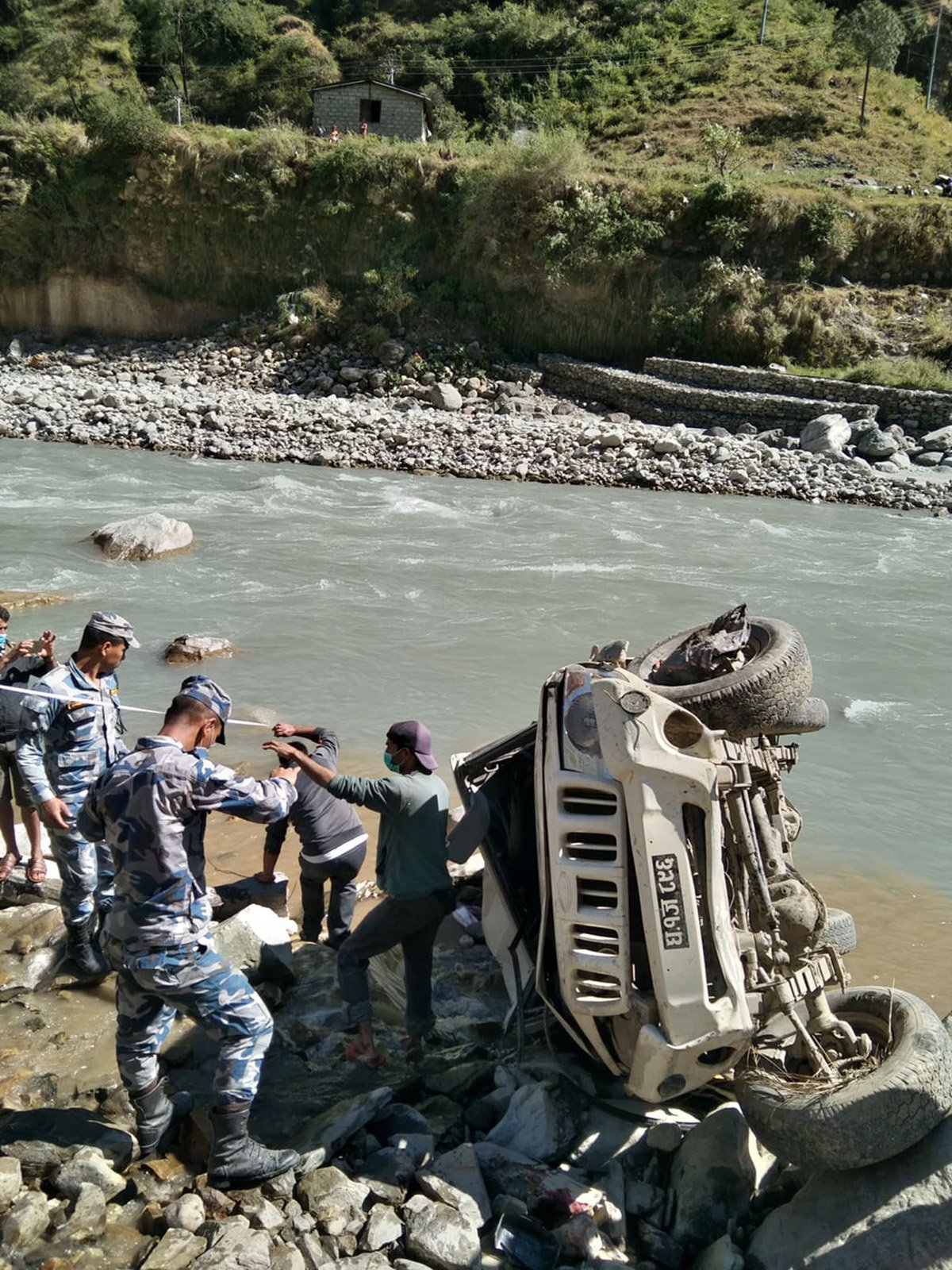 बेनी आउँदै गरेको जिप दुर्घटना : एक जनाको मृत्यु, १० घाइते
