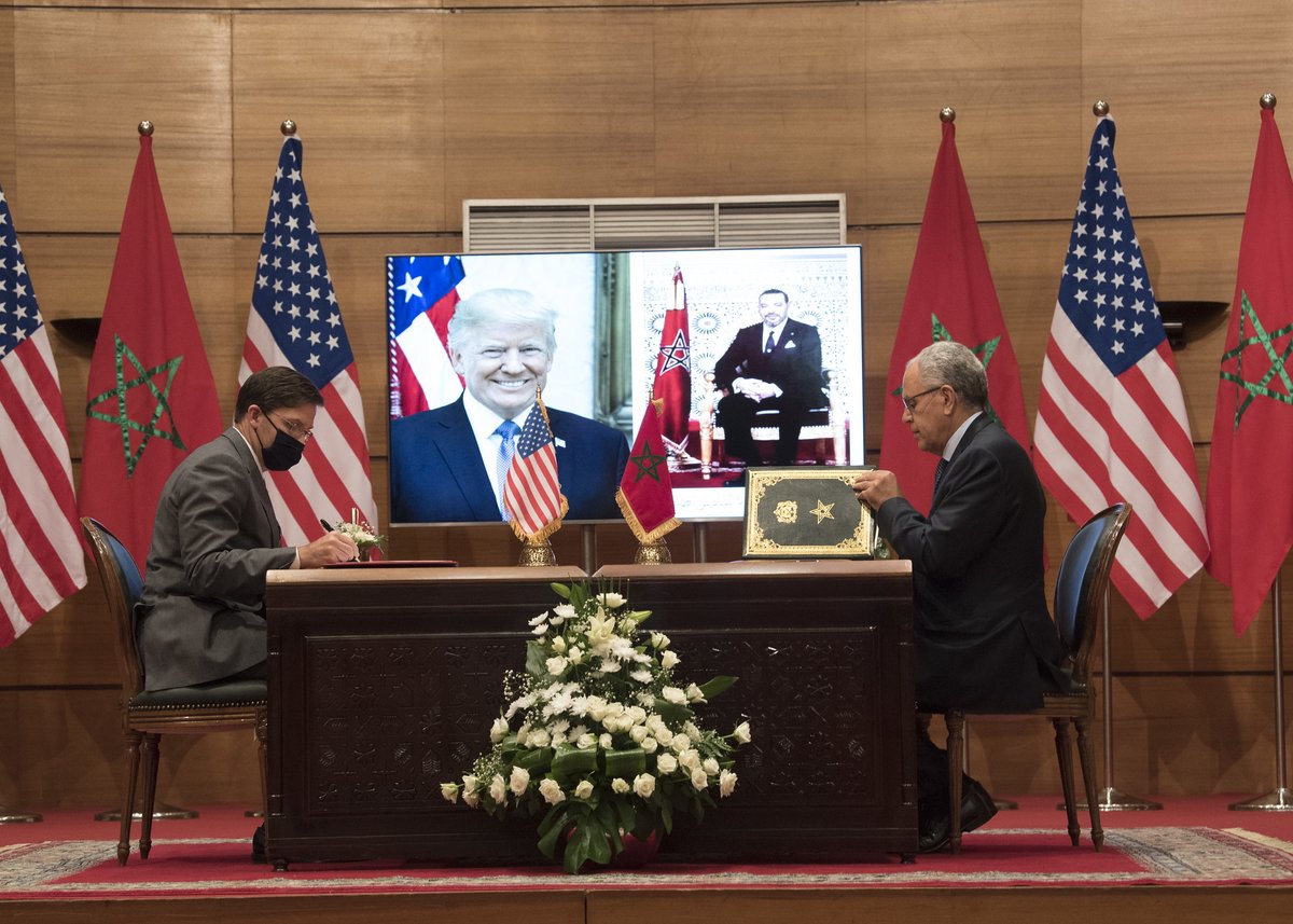 अमेरिका र मोरक्कोबीच १० वर्षे सैन्य सम्झौता