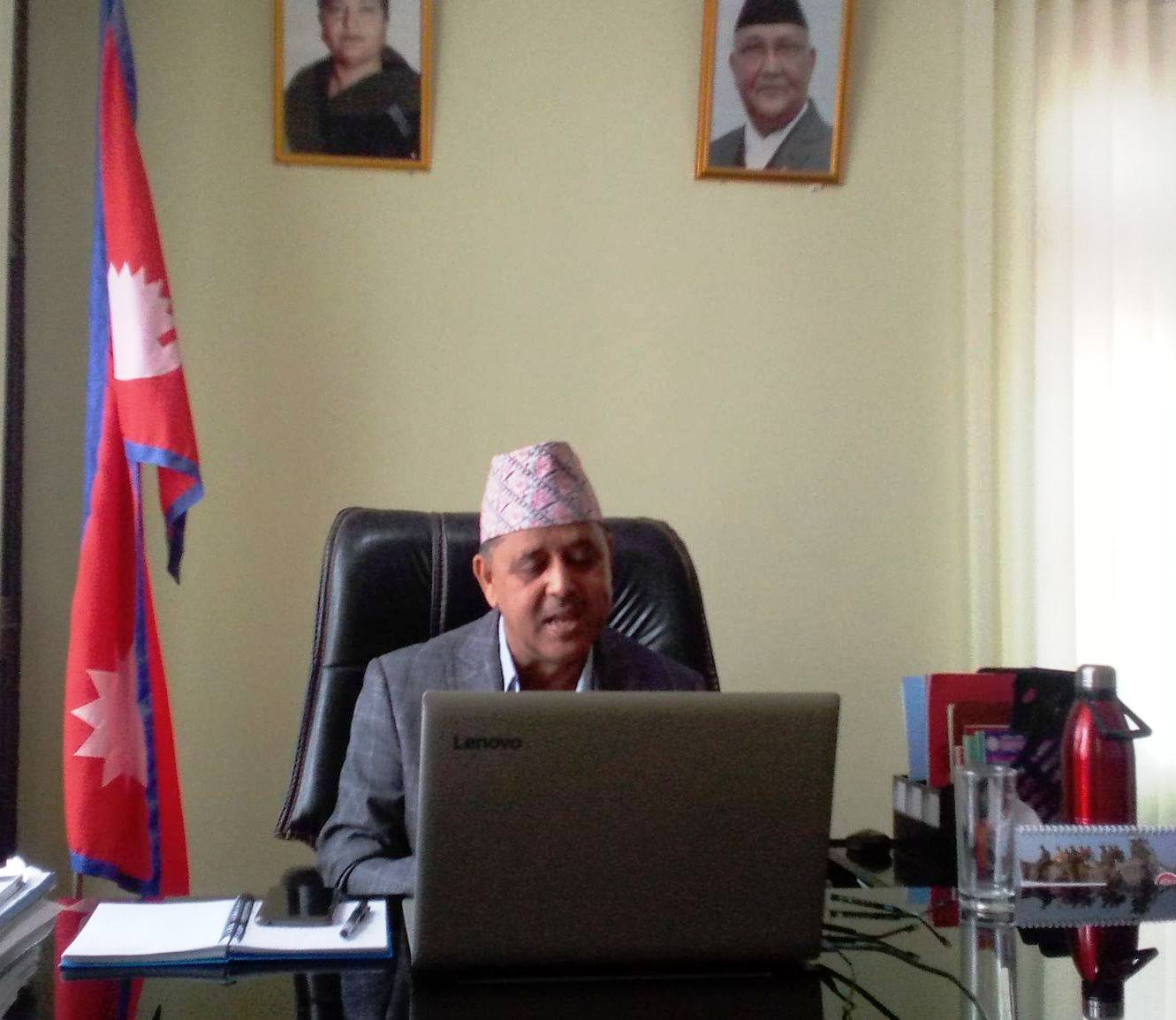 प्रविधिको विकाससँगै नेपाली शब्दावलीहरु हराउँदै गए : मन्त्री घिमिरे