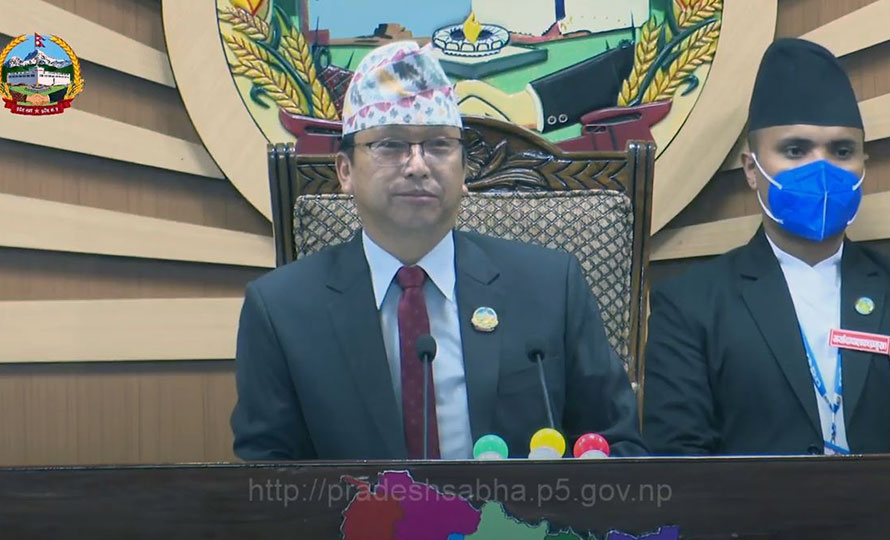 प्रदेश ५ को नाम लुम्बिनी र स्थायी राजधानी भालुवाङ बनाउने प्रस्ताव