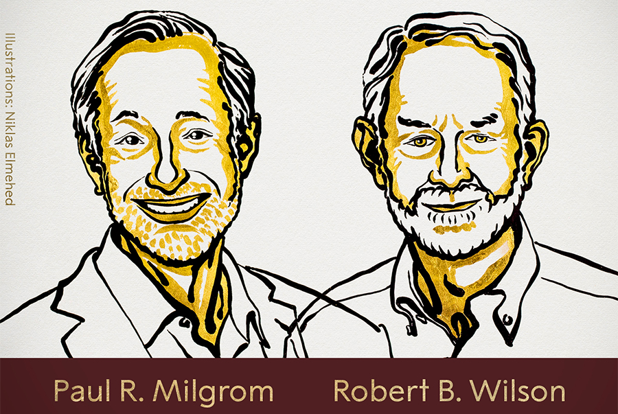 यस वर्षको अर्थशास्त्रतर्फको नोबेल पुरस्कार मिलग्रोम र विल्सनलाई