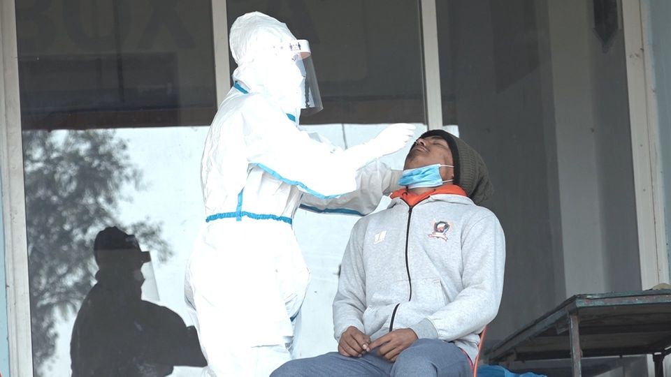 बन्द प्रशिक्षण अघि क्रिकेट खेलाडीको पीसीआर गरियो