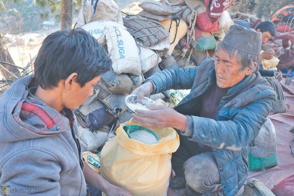 उपल्लो डोल्पामा जति मूल्य हाले पनि पाइँदैन चामल