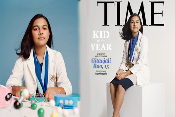 १५ वर्षीया गीताञ्जली राव टाइम म्यागजिनकी पहिलो ‘किड अफ द इयर’