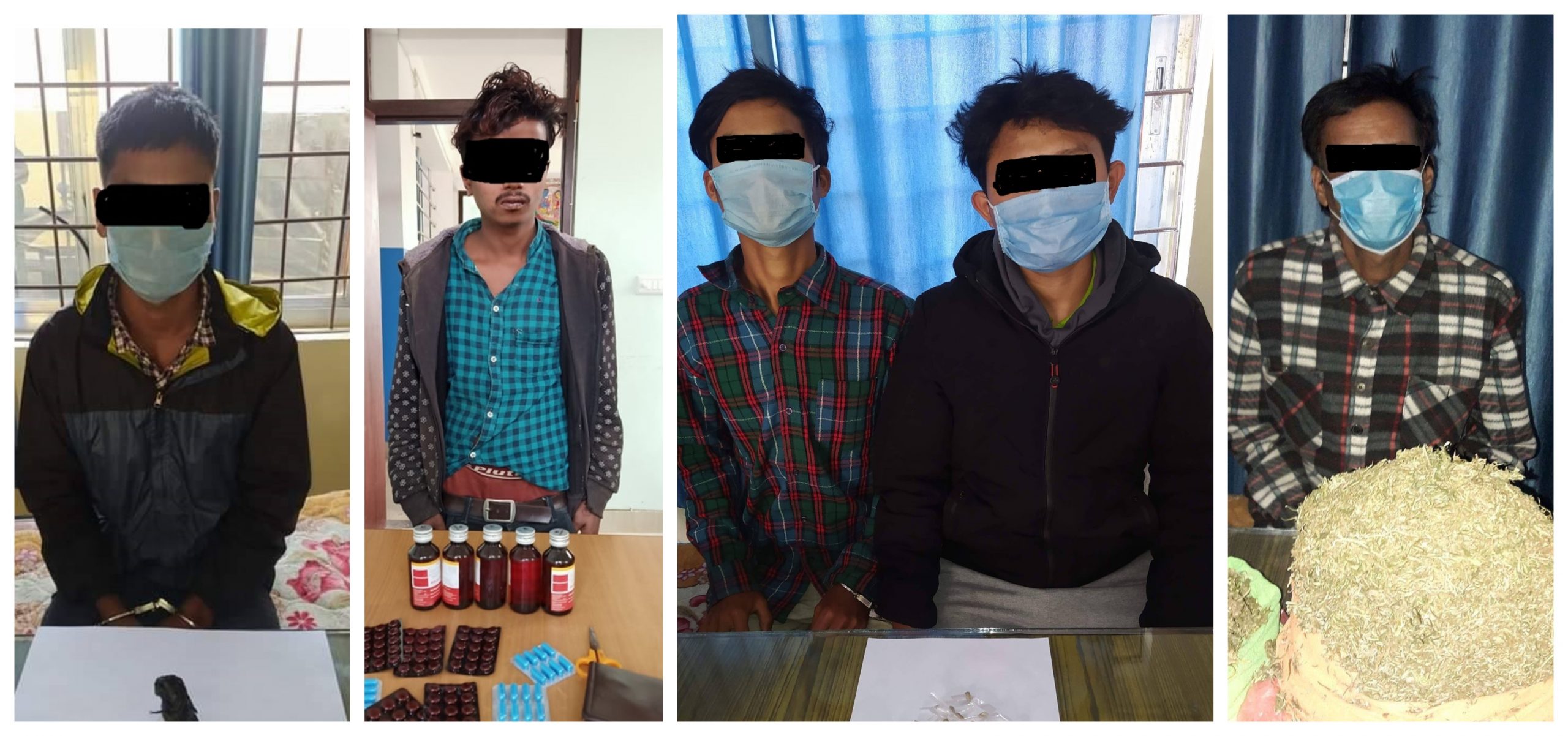 प्रदेश १ का विभिन्न स्थानबाट लागुऔषध सहित ५ जना पक्राउ