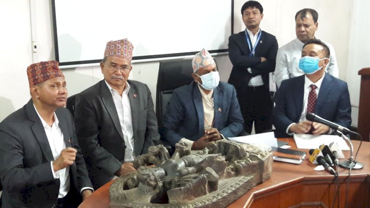 ललितपुरबाट चोरी भएको दुर्लभ मूर्ति अमेरिकाबाट नेपाल फिर्ता
