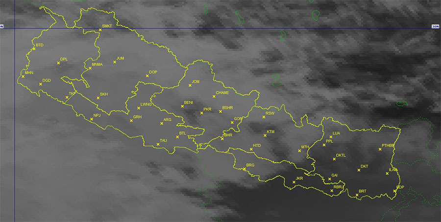 चक्रवातको प्रभाव नेपालमा शुक्रबारसम्मै पर्ने पूर्वानुमान, सतर्कता अपनाउन आग्रह