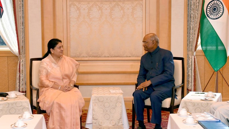 भारतीय समकक्षीलाई राष्ट्रपति भण्डारीको पत्र : खोप उपलब्ध गराउन पहल गरिदिनुहोस्