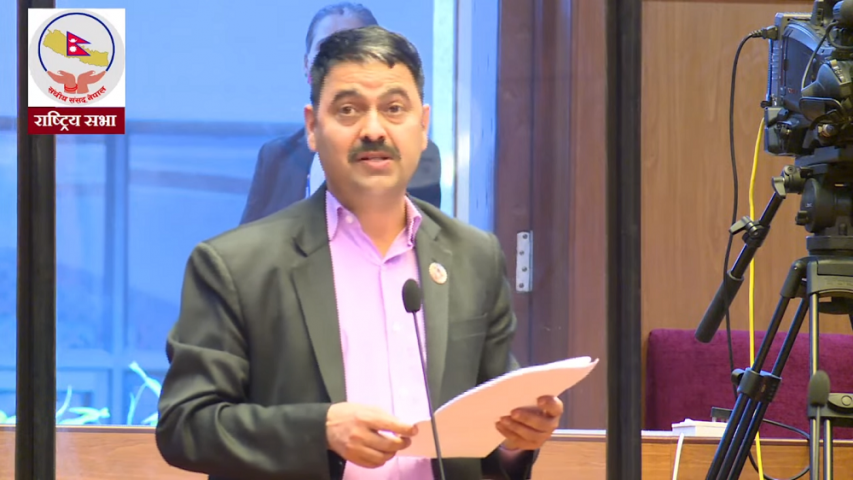 एमाले सांसदको बोलीप्रति राष्ट्रिय सभामा आपत्ति