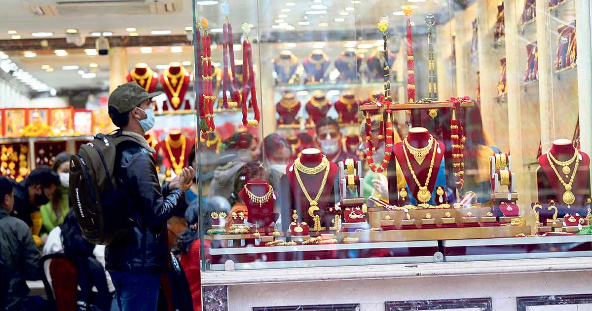 धनतेरसमा बिक्यो ६१ करोडको सुनचाँदी