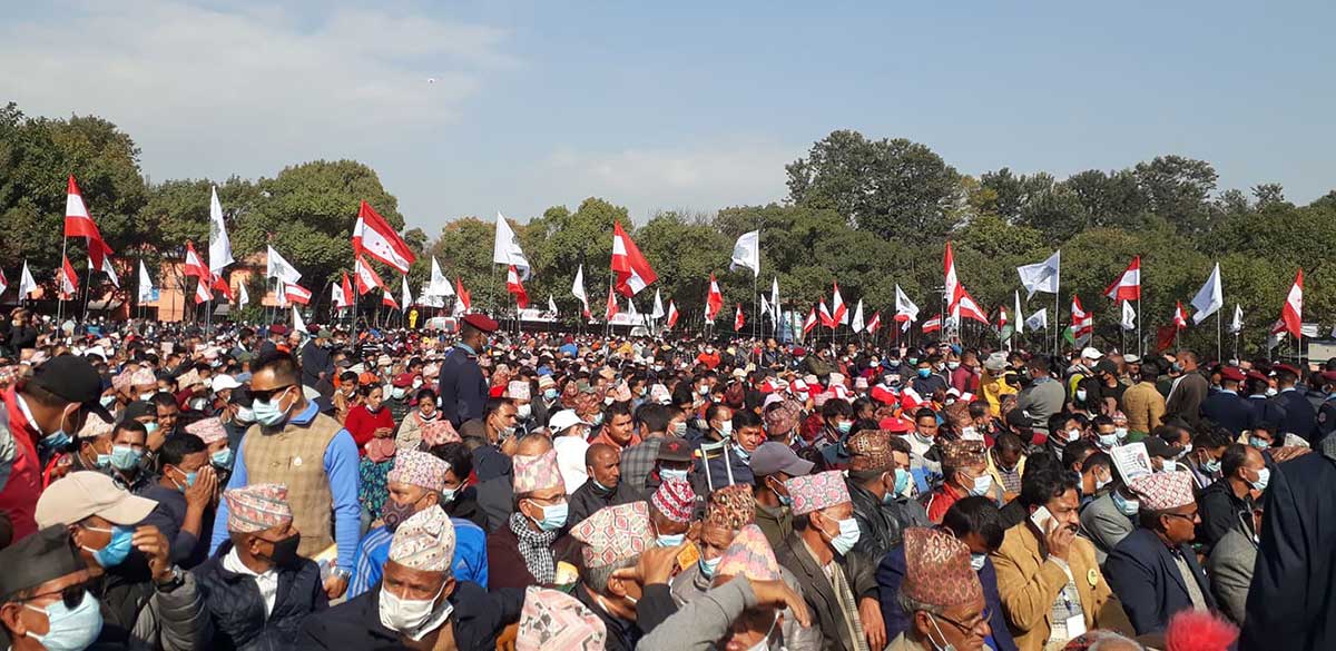 कांग्रेस महाधिवेशन केहीबेरपछि उद्घाटन हुँदै