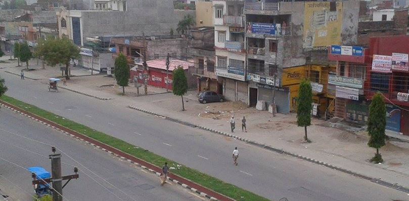 नेपाल बन्दको प्रभाव बुटवलमाः यातायत, बजार बन्द