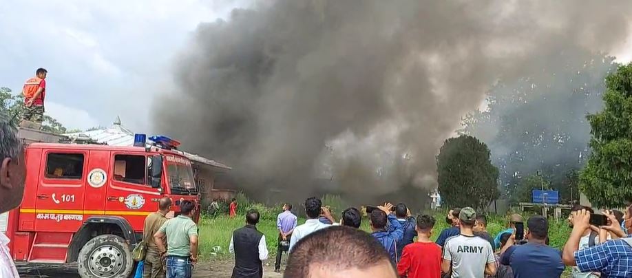 काठमाडौं भृकुटीमण्डपमा रहेको ह्वील चेयरको गोदाममा आगलागी