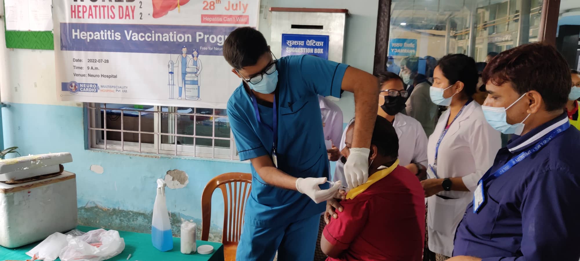 विराटनगरस्थित न्युरो अस्पतालमा मनाइयो हेपाटाइटिस दिवस