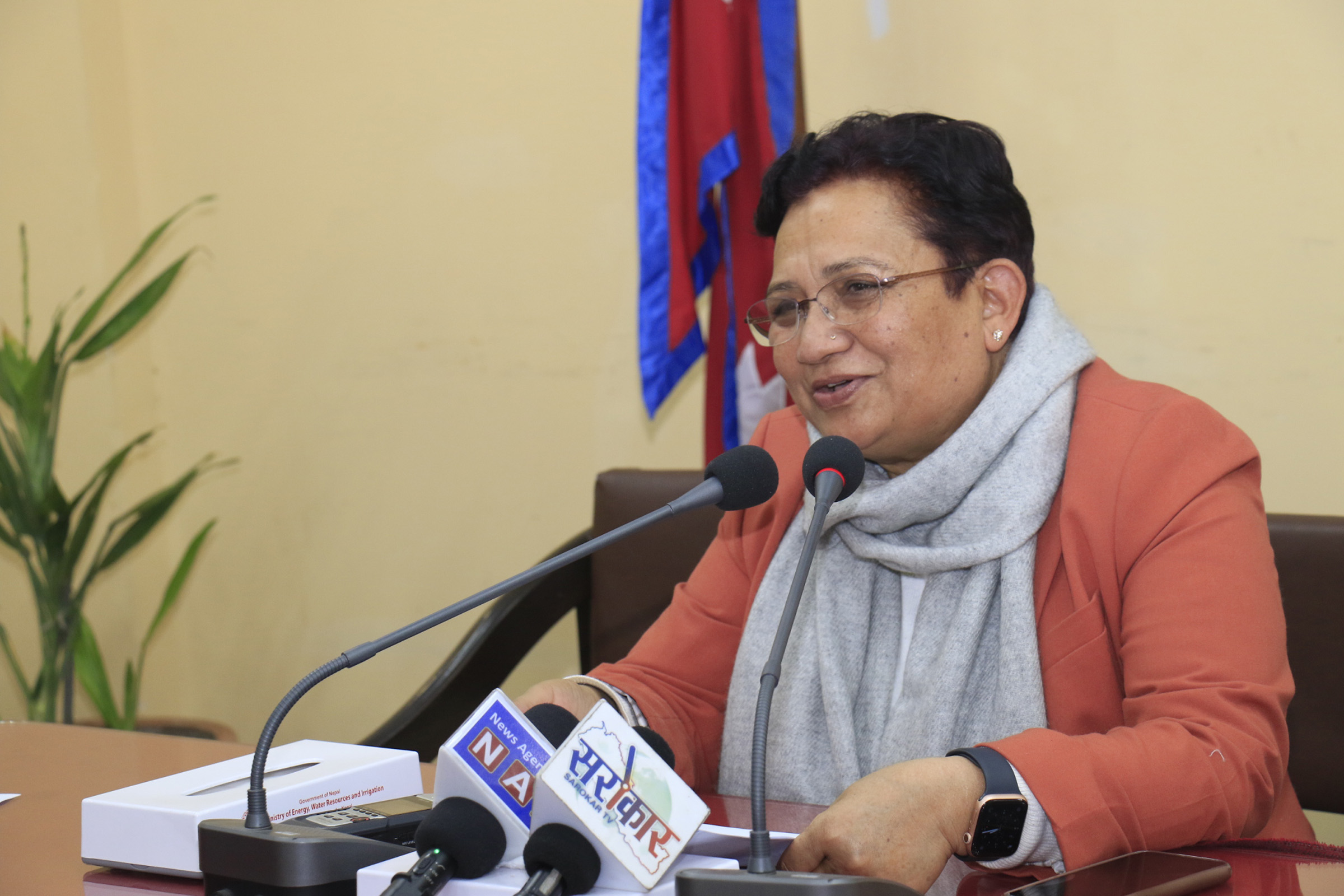 कृषि क्षेत्रलाई उद्योगको रूपमा विकास गर्नुपर्ने ऊर्जामन्त्री पम्फा भुसालको भनाई