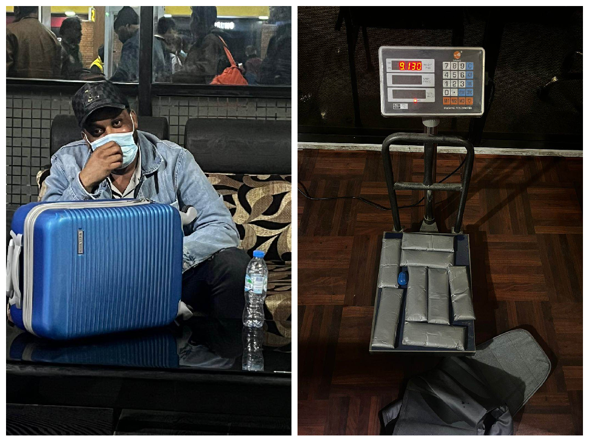 ९ केजी सुनसहित विमानस्थलबाट क्यानेडियन नागरिक पक्राउ